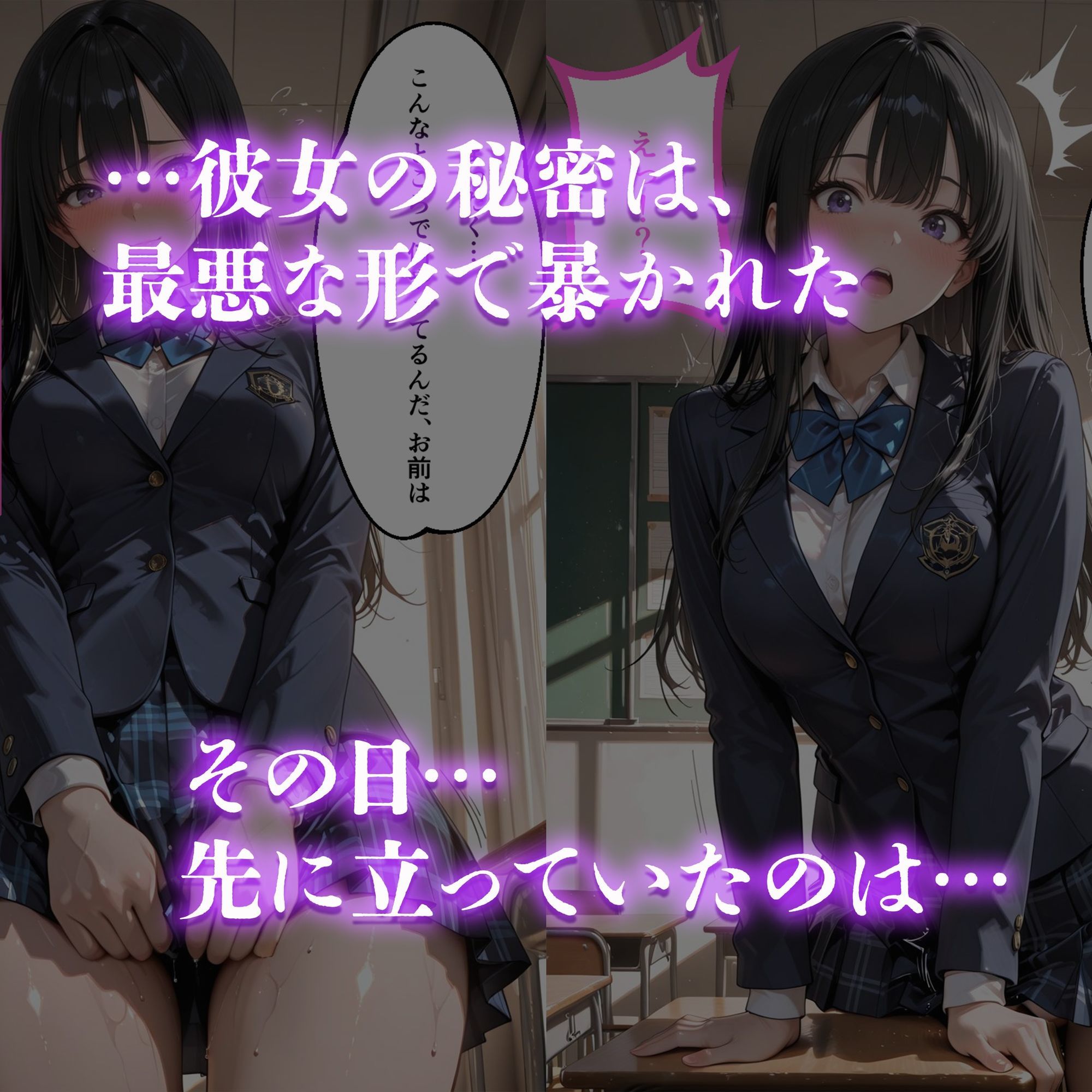 黒髪清楚なお嬢様JKの堕落記録  〜優等生の隠された淫欲〜 - サンプル画像 3