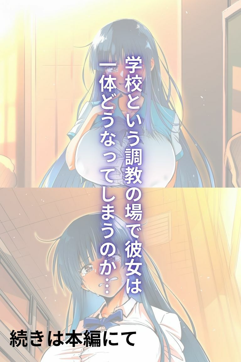 『青い花はみだらに堕ちる』〜彼女の孕み寝取られ完全調教〜  第二章  調教深化〜学校でのプレイ〜 - サンプル画像 7