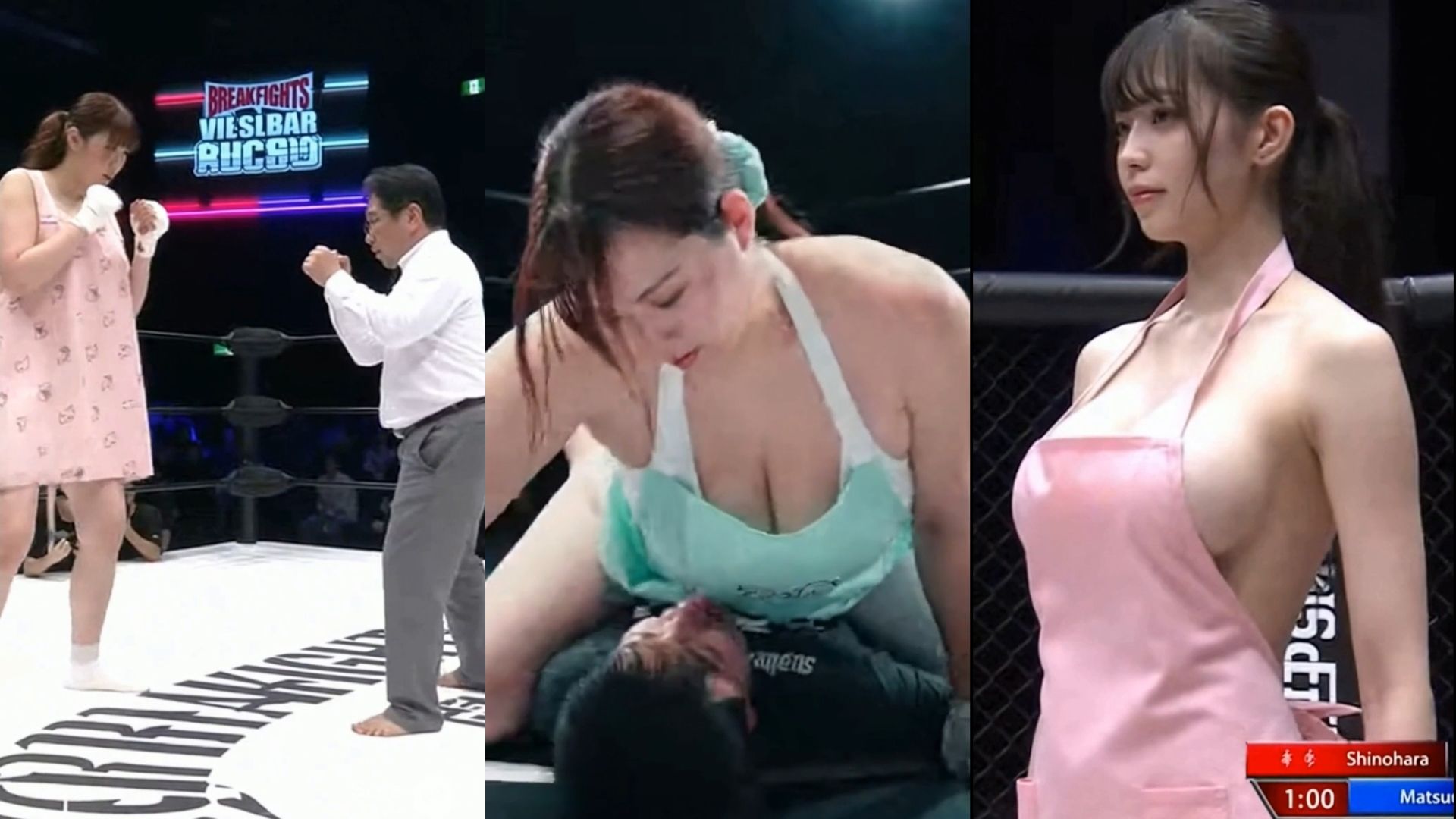 大きな女の子と闘いたい - 高身長女子vs低身長男子異種格闘技戦  vol.1 - サンプル画像 2
