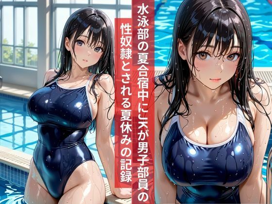 女子校生  灼熱の合宿SEX  スク水濃厚ハーレムタイム - サンプル画像 1