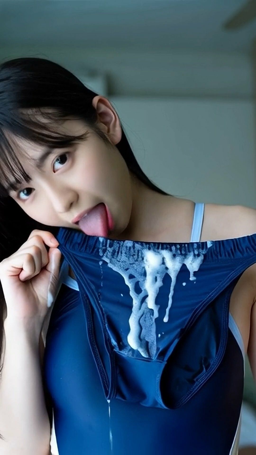 舌フェチ7 AI 水着女子2 - サンプル画像 3