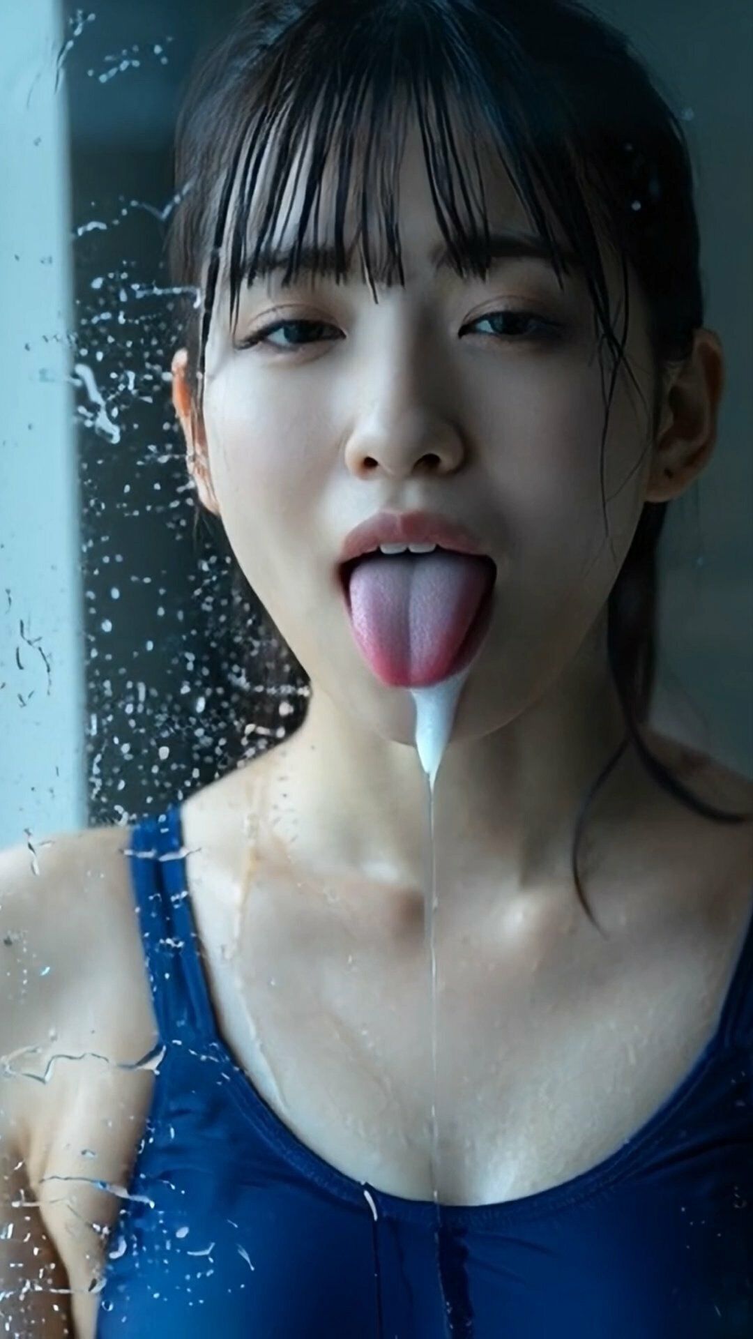 舌フェチ7 AI 水着女子2 - サンプル画像 7