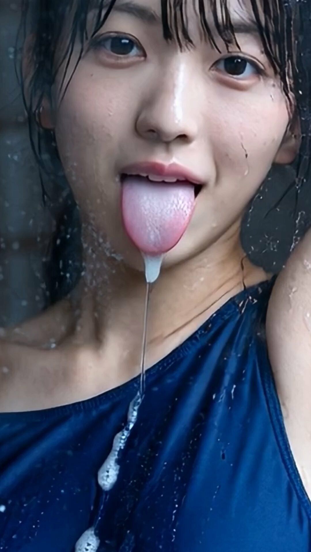 舌フェチ7 AI 水着女子2 - サンプル画像 9