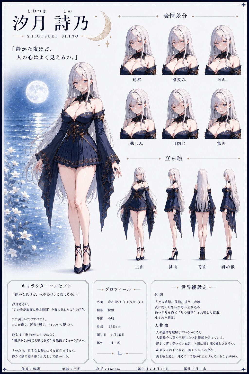 汐月詩乃とお泊りデート - サンプル画像 2