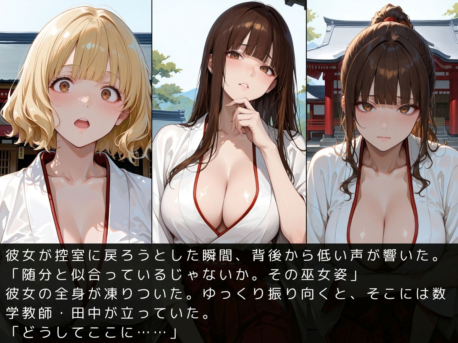 放課後の性指導〜禁断の記録〜巫女編〜Vol.2 - サンプル画像 6