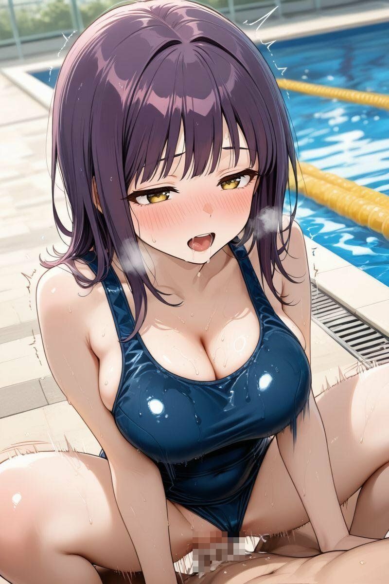 神◯火織、五◯がスクール水着でセックスする【CG202枚】 - サンプル画像 10
