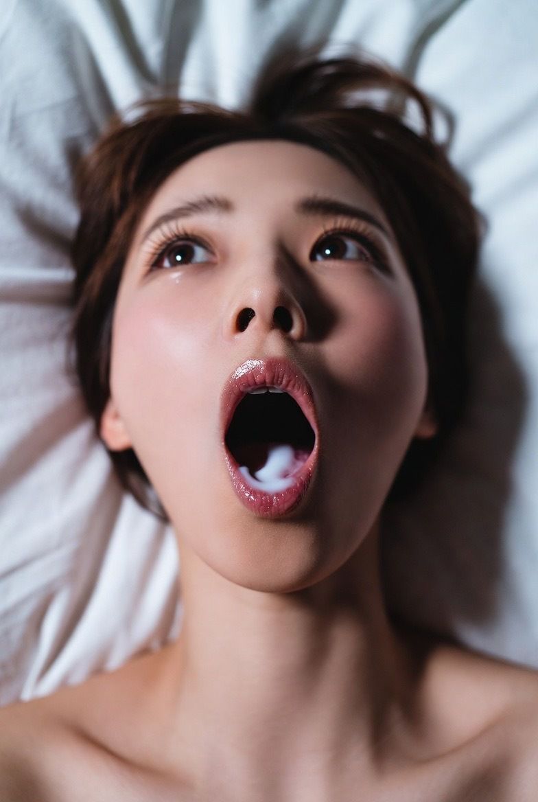 舌射・口内射精 画像集 - サンプル画像 6