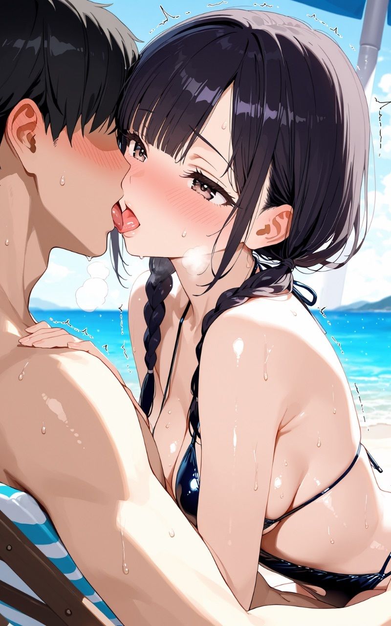 水着のあの子達に中出ししてみた2 - サンプル画像 4