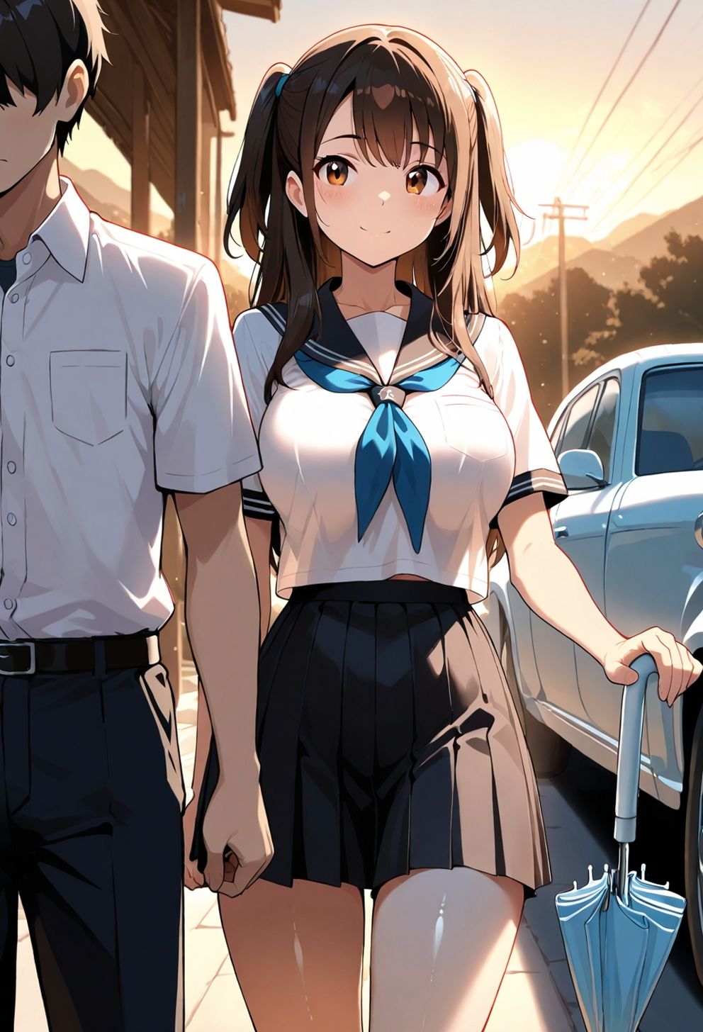 よいこの巨乳ちゃんにじっくり生挿入 - サンプル画像 1