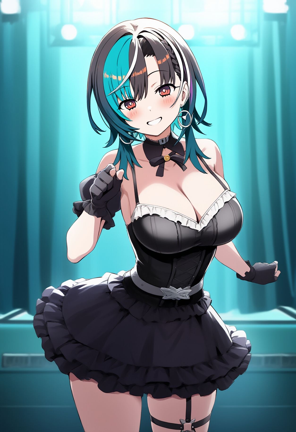 【買い切り版】バーチャル衣装故障で羞恥ちは（English translation included） - サンプル画像 1