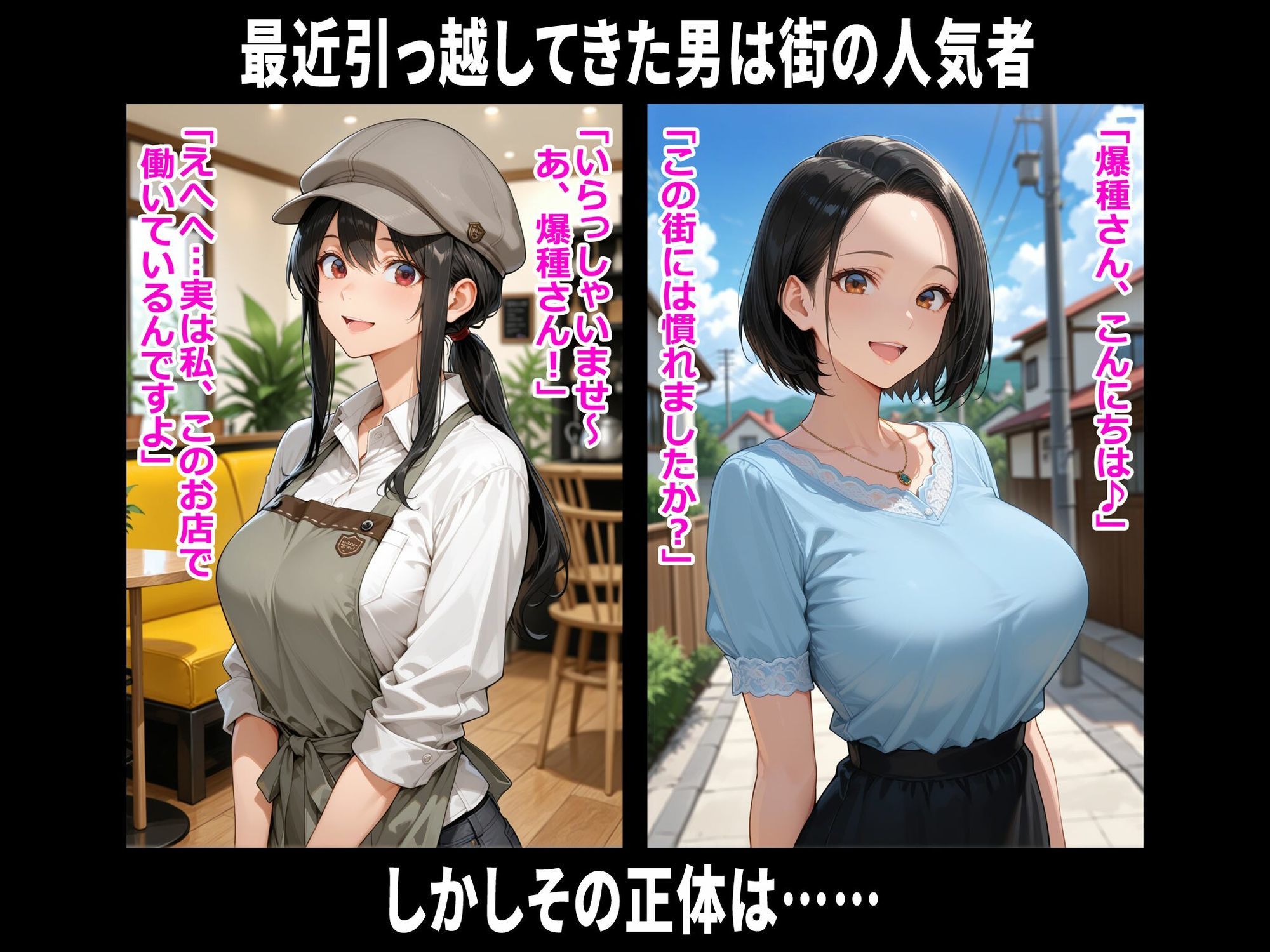 巨乳人妻レ〇プ事件被害者録 即出し2コマ - サンプル画像 1