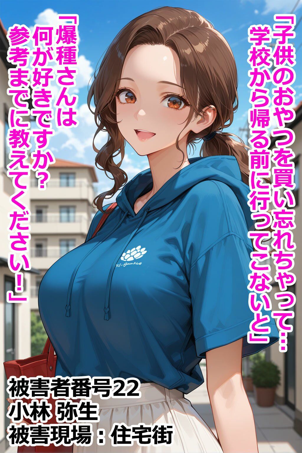 巨乳人妻レ〇プ事件被害者録 即出し2コマ - サンプル画像 5
