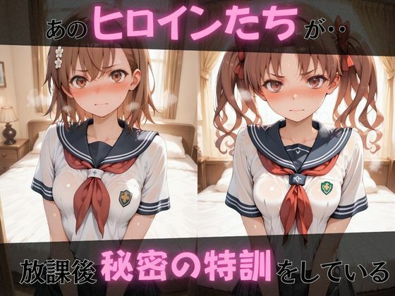 【とある魔術の●書目録】放課後ヒロインズ御坂●琴/白井●子/神裂●織編 - サンプル画像 1