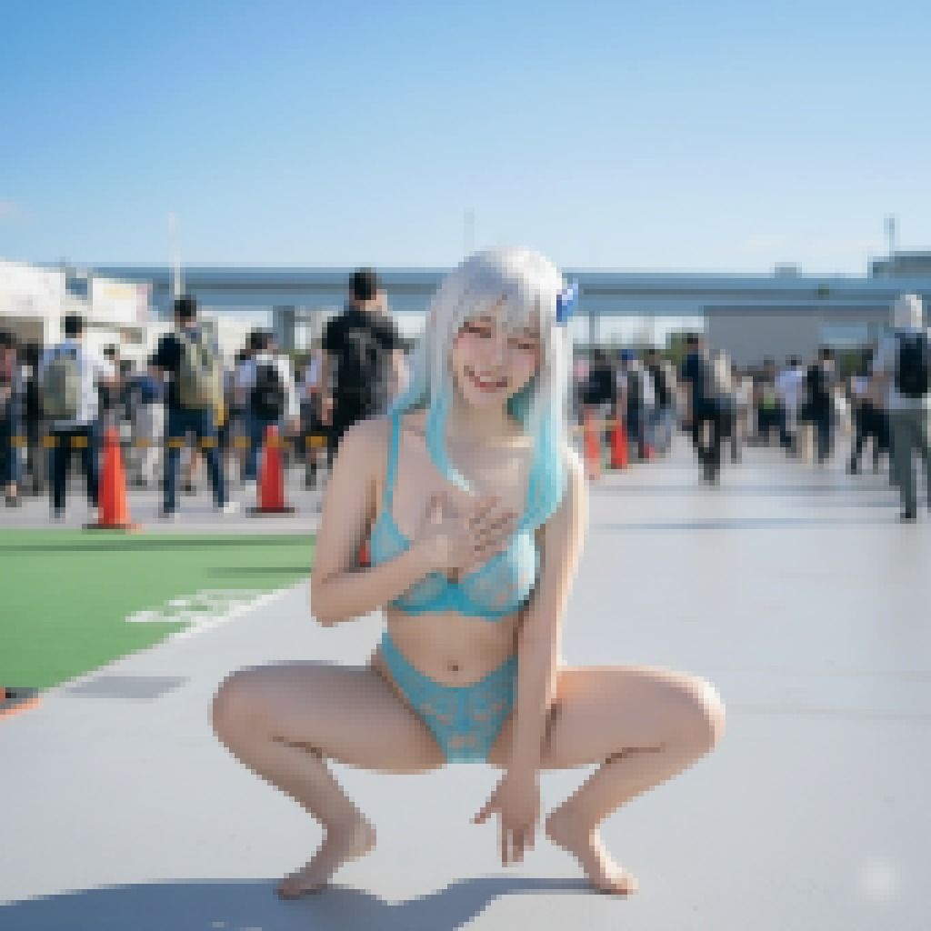 【脱衣コス】リゼ・ヘ〇エスタ/に〇さんじ 写真集 ＃3 - サンプル画像 6
