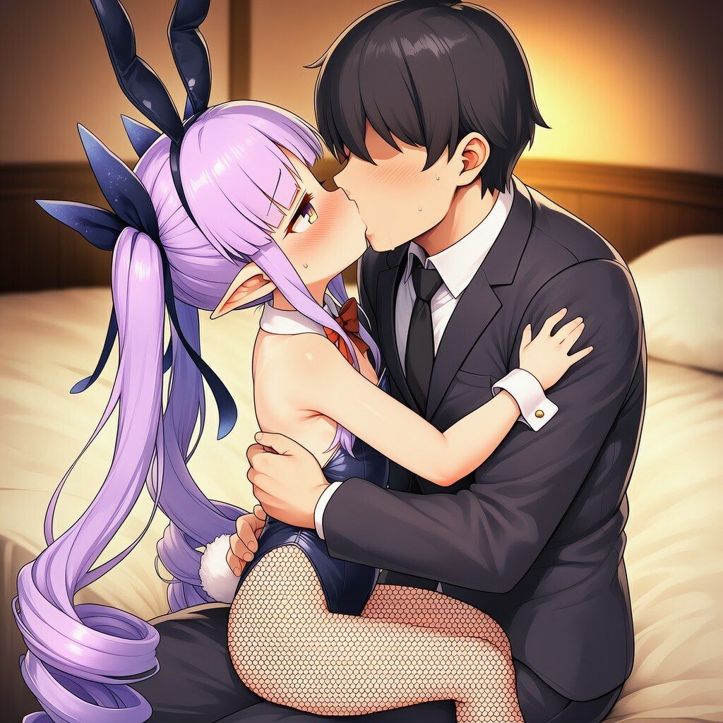 バニーガールキョウカちゃんと甘々子作りCG集 〜119枚〜 - サンプル画像 1