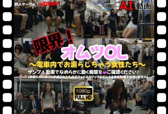 限界！オムツOL 〜電車内でお漏らししちゃう女性たち〜 - サンプル画像 1