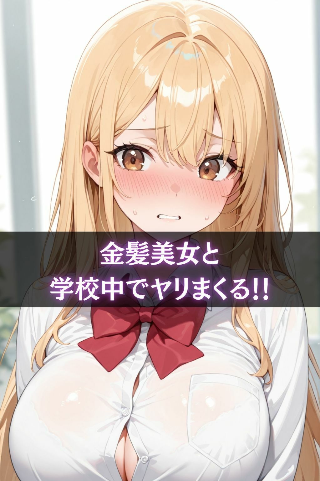 女子校生  肉便器生ハメ性指導〜金髪美女とヤリまくる〜 - サンプル画像 1