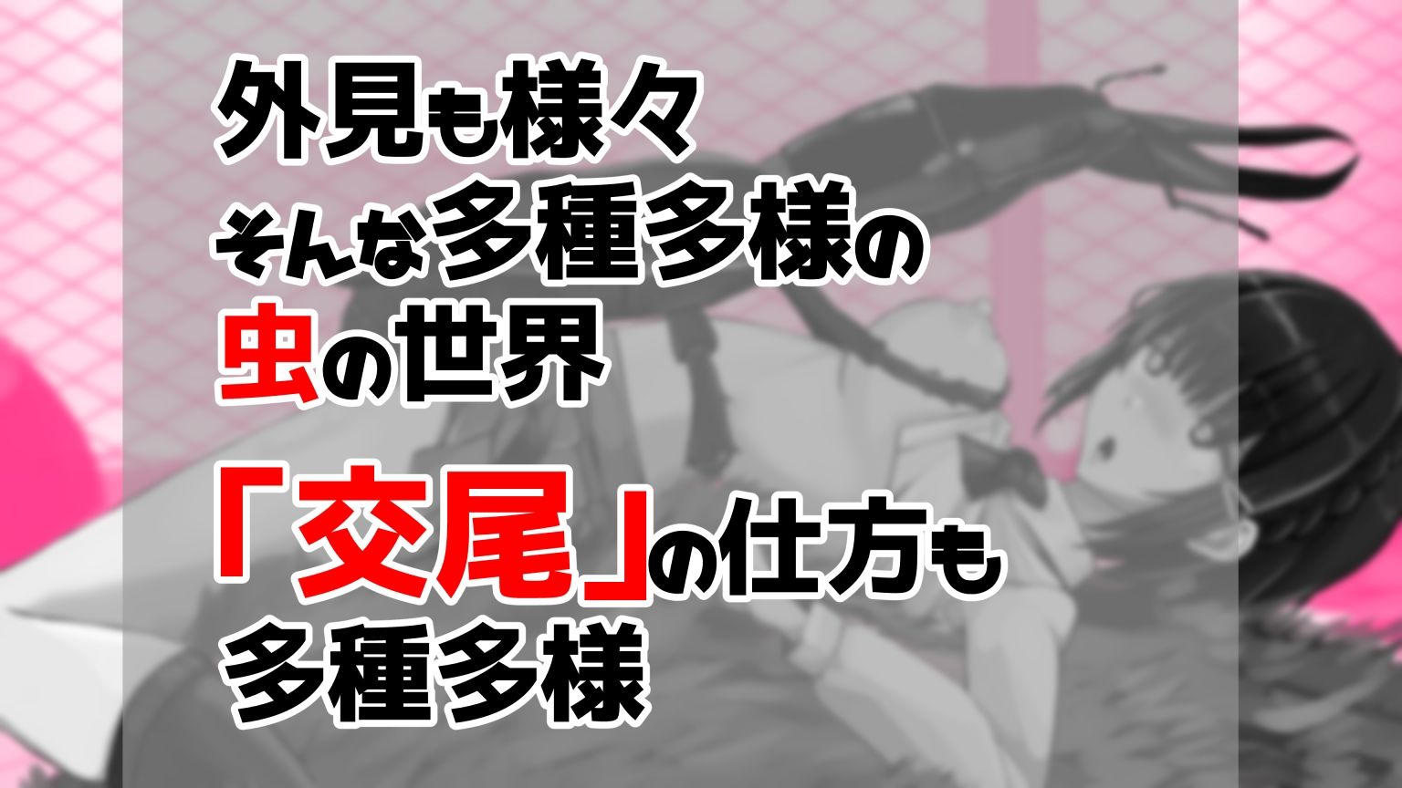 虫交尾図鑑 - サンプル画像 1