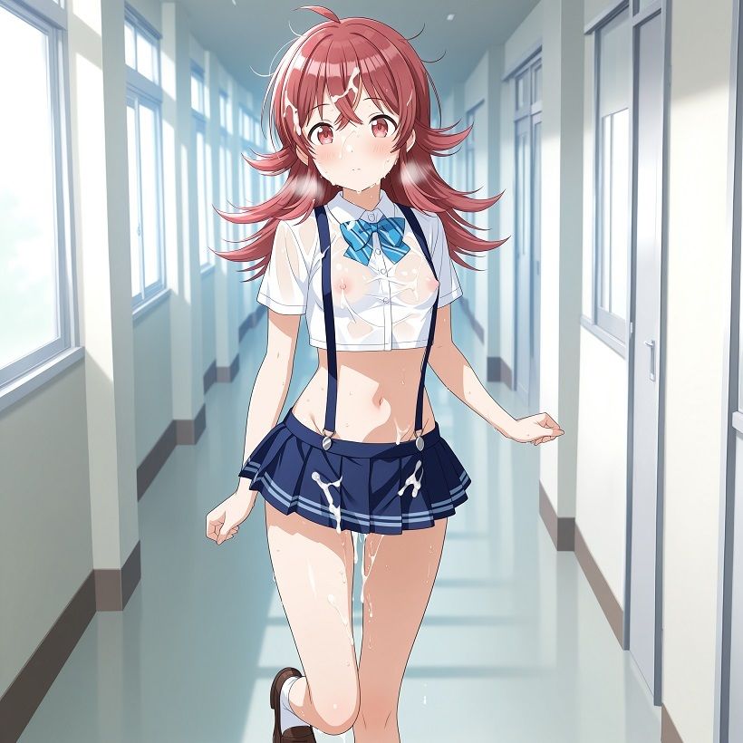 常識改変された学校で性処理をするアイドル 小〇果穂編 - サンプル画像 6