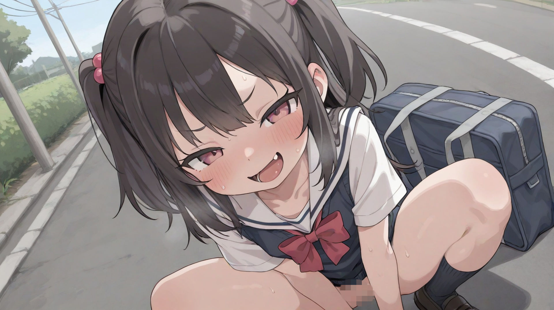 汗ばむ夏のクールビズ！【下半身露出・お尻フェチ】 - サンプル画像 3