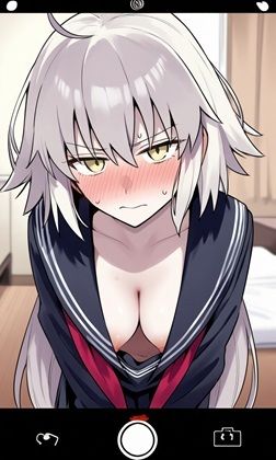 ジャ〇ヌオルタの制服エッチ - サンプル画像 1