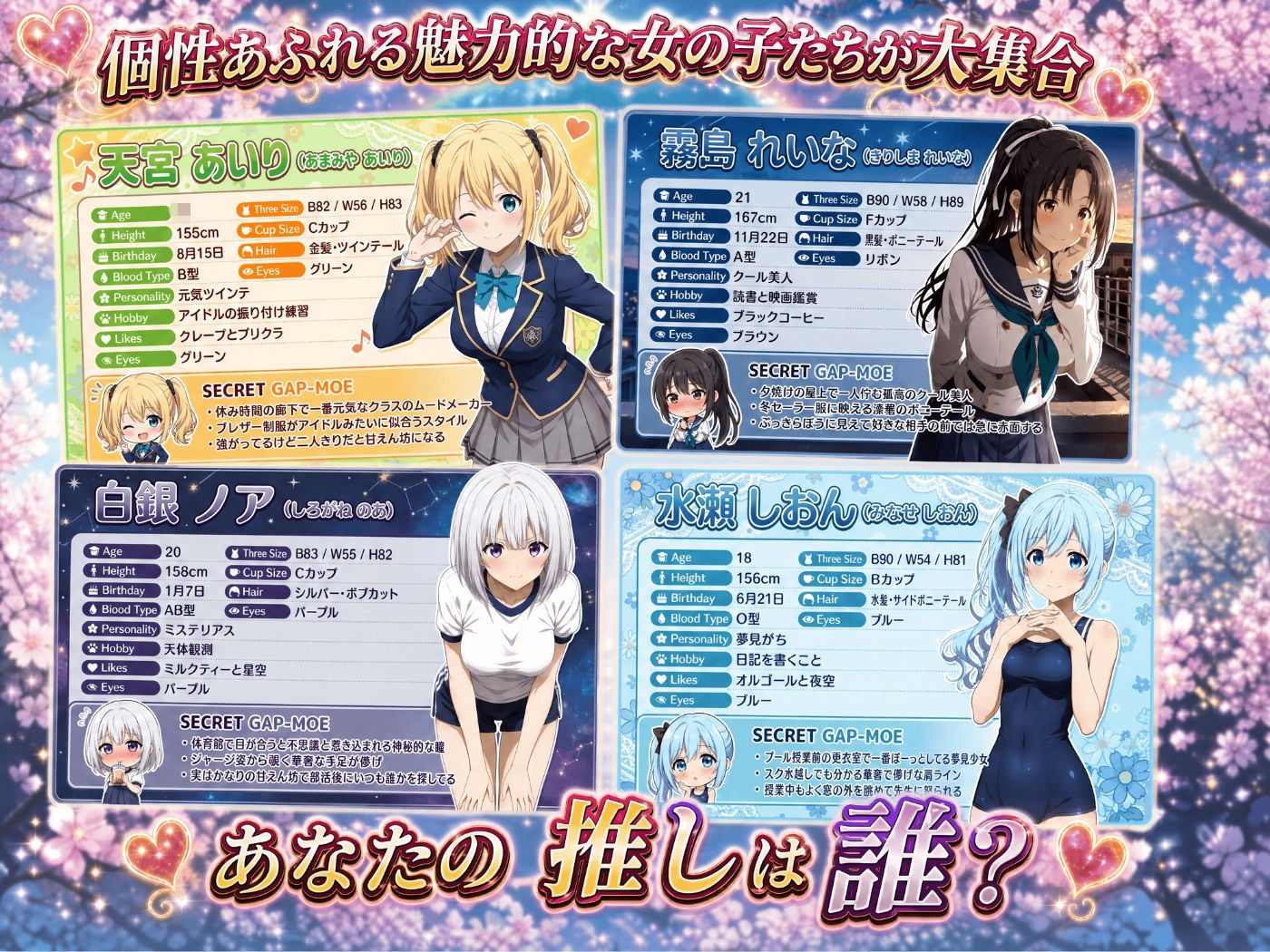 【美麗4K】3年1組あなたの彼女 〜学園生活で出会う最高の彼女たちとの物語〜【学園編/新ED付き】 - サンプル画像 3