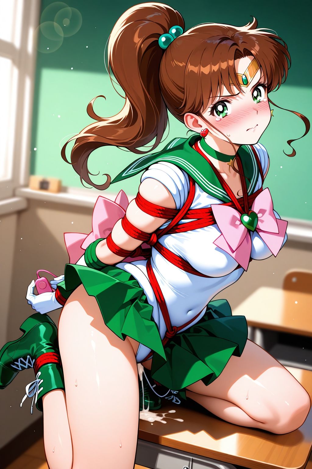 夢見る乙女の調教コレクション7〜美少女戦士〇ーラームーン風4・木野〇こと風・緊縛編 - サンプル画像 9
