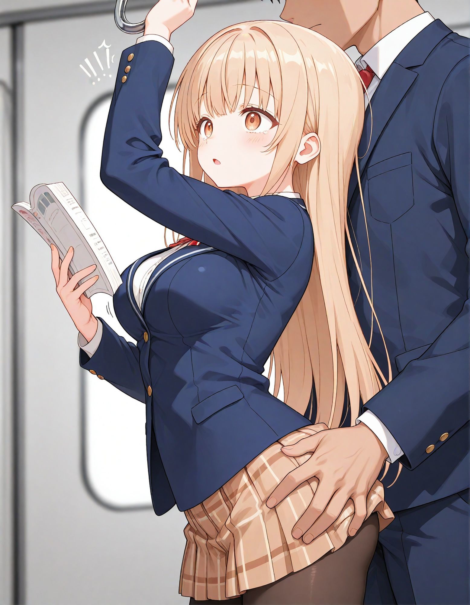 【動画付き】痴●電車 犯●れた少女 椎名●昼編 - サンプル画像 3