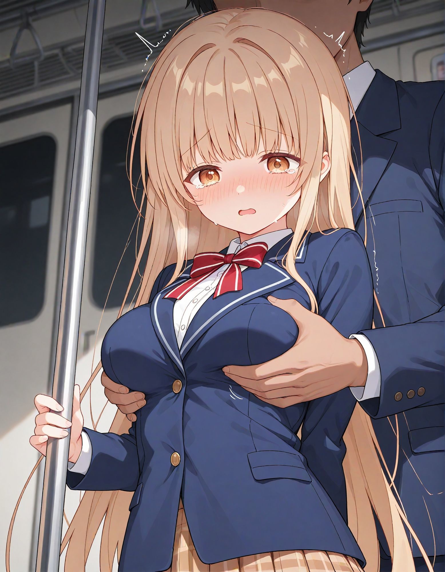 【動画付き】痴●電車 犯●れた少女 椎名●昼編 - サンプル画像 6