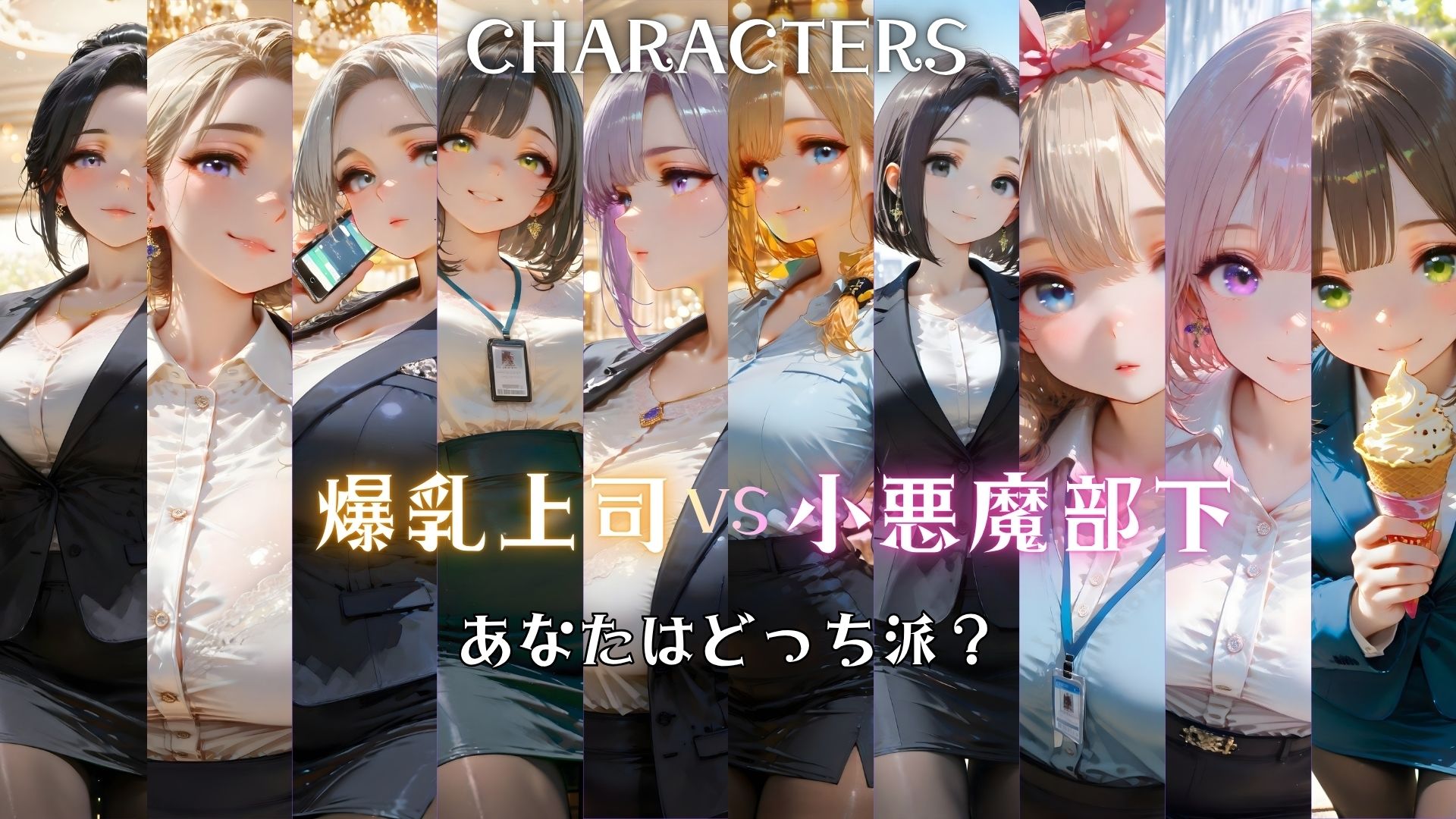 【4K神画質】爆乳上司vs小悪魔女子！  社内OL 上司も部下もハメてみた！ 〜禁断の全員中出しSEX〜 - サンプル画像 6