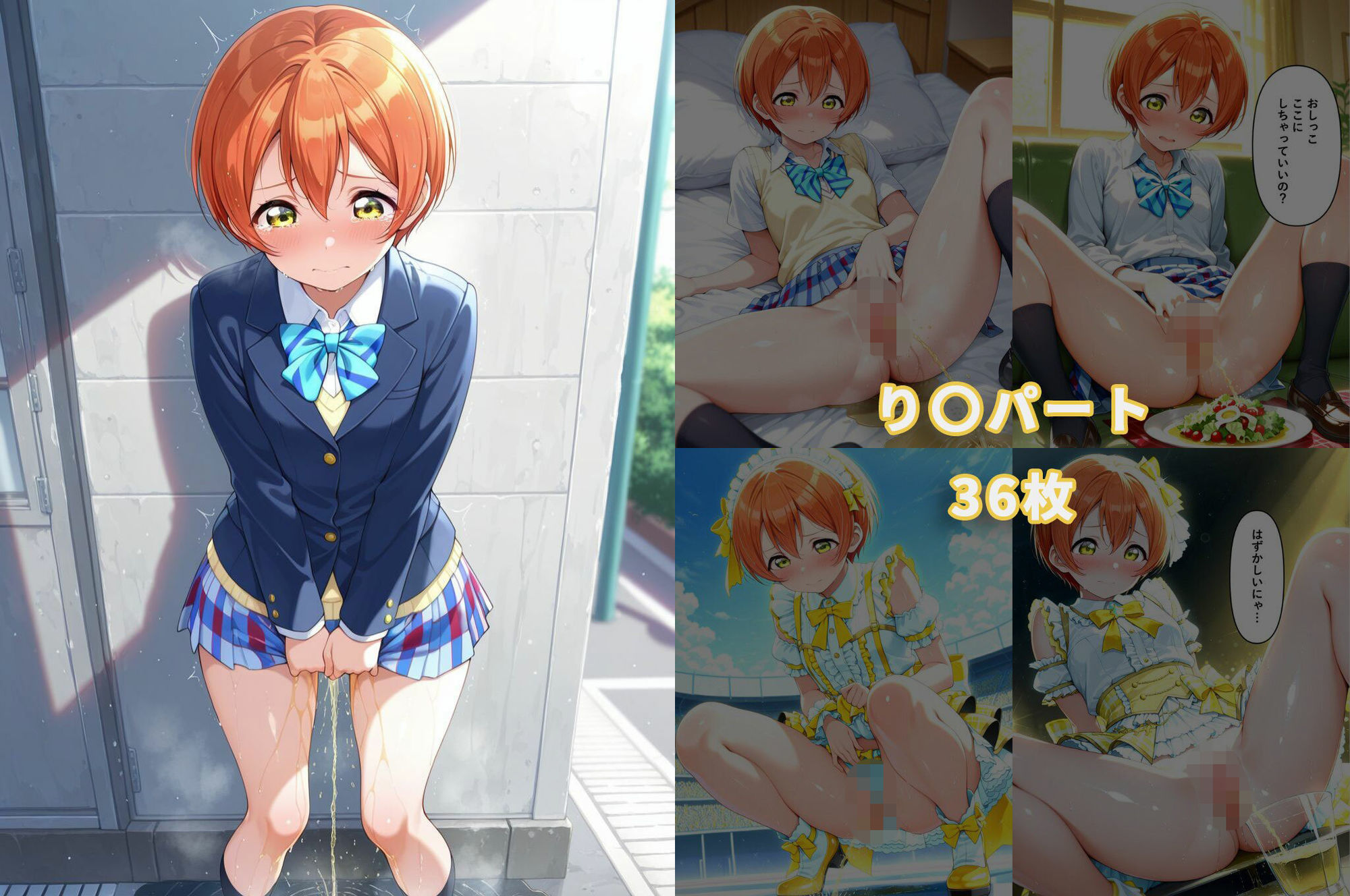 おしがまヒロイン（ラブラ〇ブ！〇’s） - サンプル画像 6