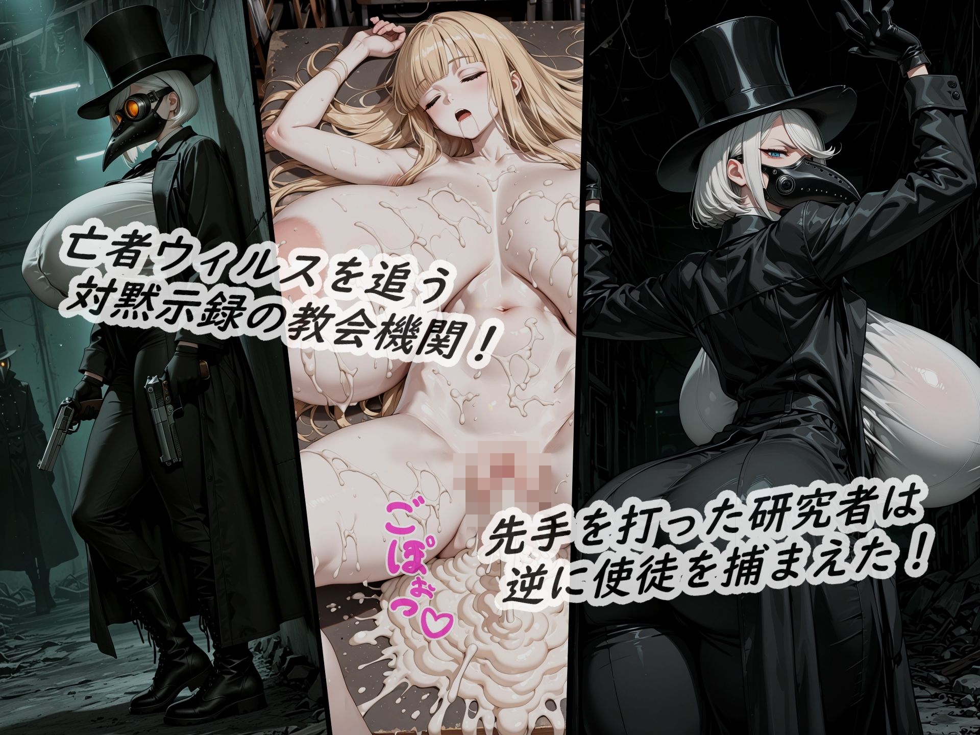 イラストノベル『亡者の溢れる世界で敗北した女の末路は…』 - サンプル画像 1