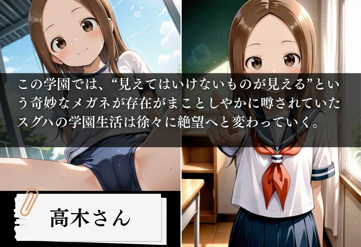 極上透視メガネ 〜高木さん編〜 - サンプル画像 1