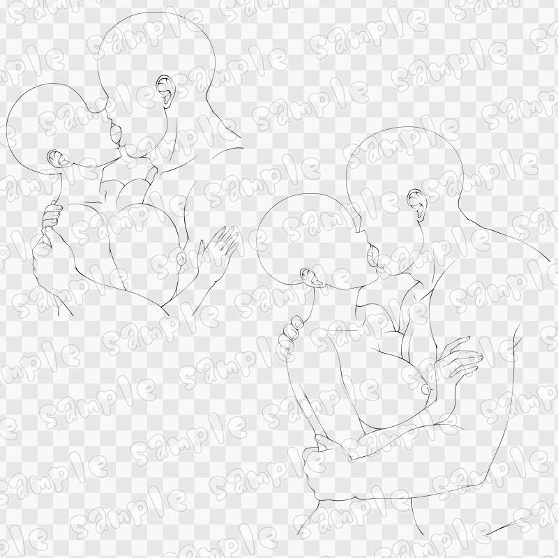 線画素材集［手］110 - サンプル画像 3