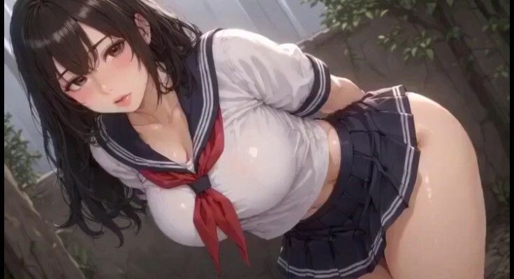 No.002 夏の誘惑〜夏服のセーラー服をギリギリまで脱ぎ捨てる彼女〜 - サンプル画像 3