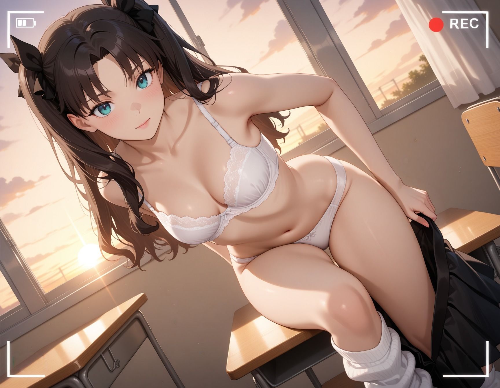 放課後の教室でキモ男に犯●れた少女 - サンプル画像 3