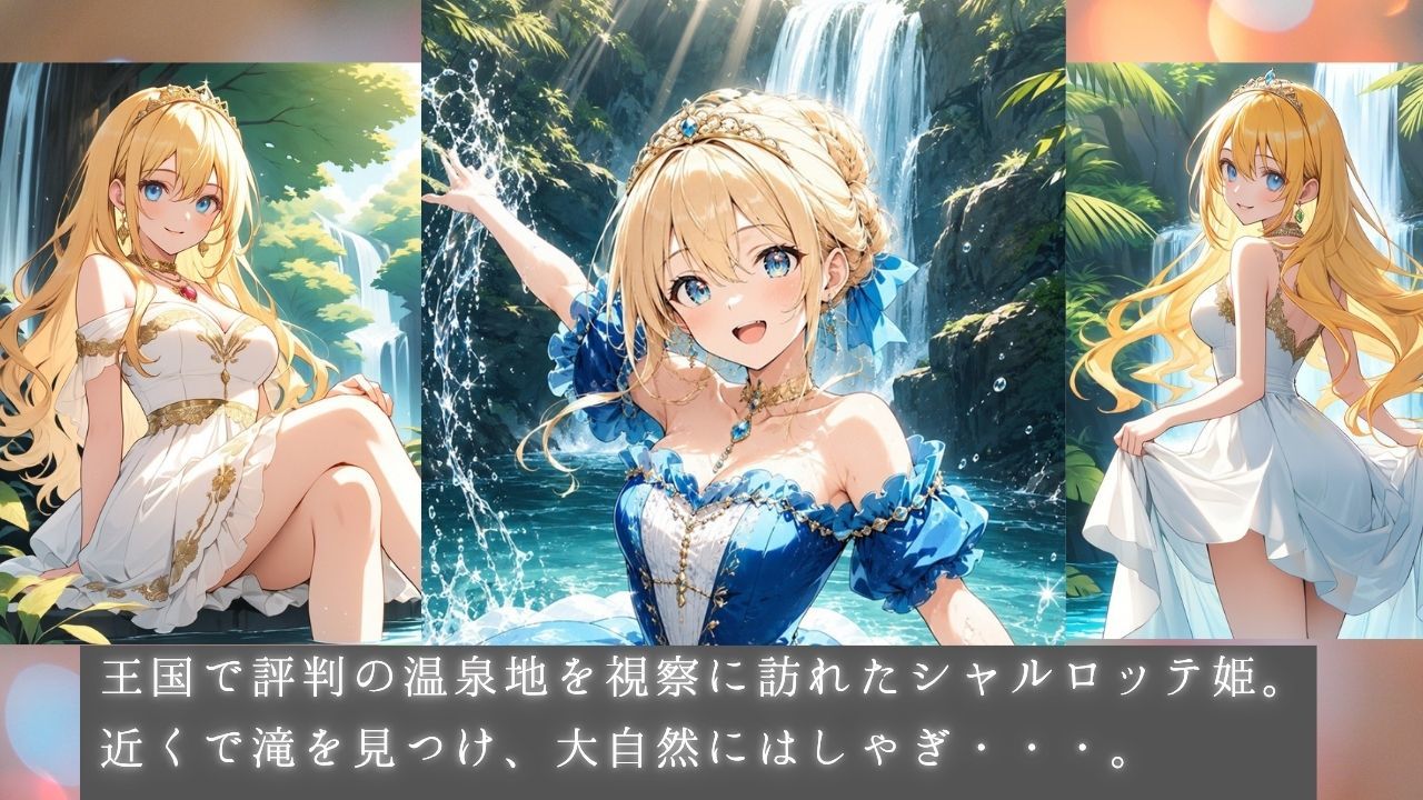 着エロ温泉交尾 清純プリンセス6 〜滝壺で濡れて、温泉でポロリ。 若女将の浴衣を脱がせちゃう夜〜 - サンプル画像 2