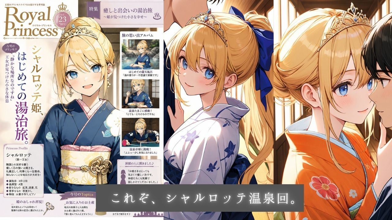 着エロ温泉交尾 清純プリンセス6 〜滝壺で濡れて、温泉でポロリ。 若女将の浴衣を脱がせちゃう夜〜 - サンプル画像 7