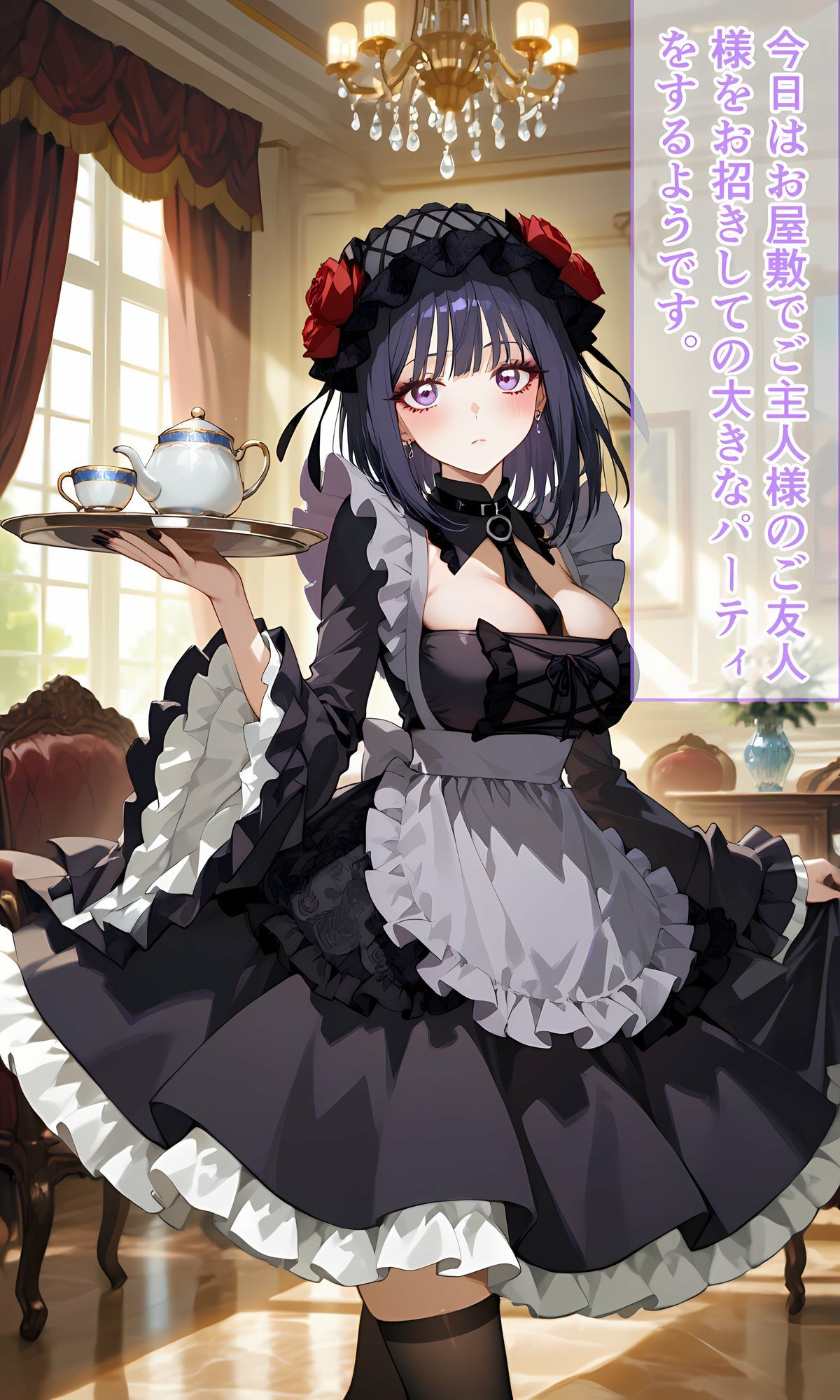 超ドMメイドしずくちゃんの一日  前編 - サンプル画像 1