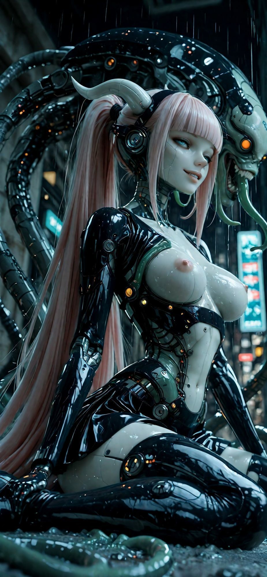悪魔っ娘アンドロイド美麗CG集 - サンプル画像 10