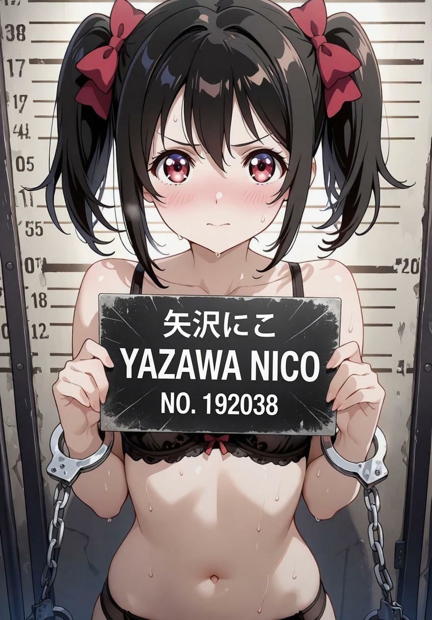 刑務所の下着女囚〜冷たい鉄格子に押しつけられ警察官に何度も中出しされる〜 ラブライブ - サンプル画像 8
