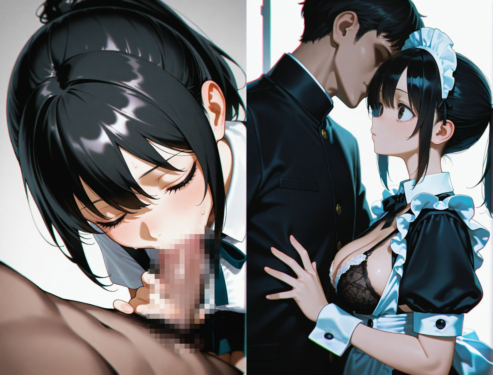 買った女子校生メイドを性奴●化 - サンプル画像 1