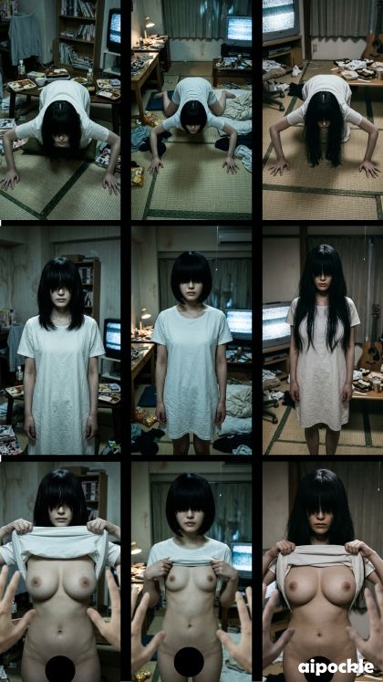 悪霊女のおっぱい、揉みまくり動画集。 - サンプル画像 1