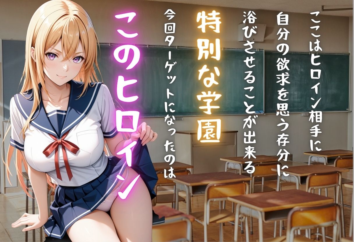 【学園ヒロイン〜俺たちの肉便器〜】食◯のソーマ〜薙◯ えりな編〜 - サンプル画像 1