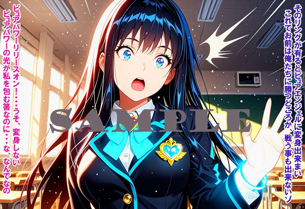 敵と戦いピンチになる魔法少女 Vol7 - サンプル画像 4