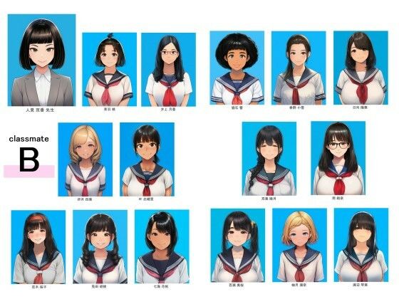 栄愛女学院 フォトメモリー B組 - サンプル画像 1