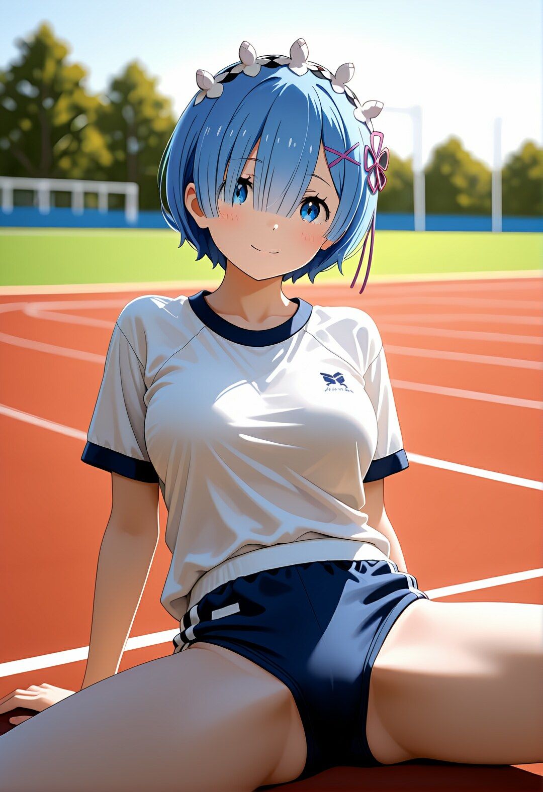 Re:School 〜青い髪の委員長レ〇が学校中で犯●れちゃう〜 - サンプル画像 4