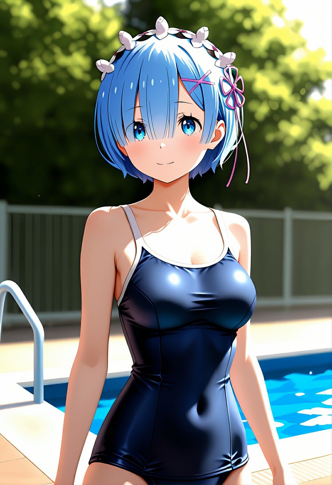 Re:School 〜青い髪の委員長レ〇が学校中で犯●れちゃう〜 - サンプル画像 6