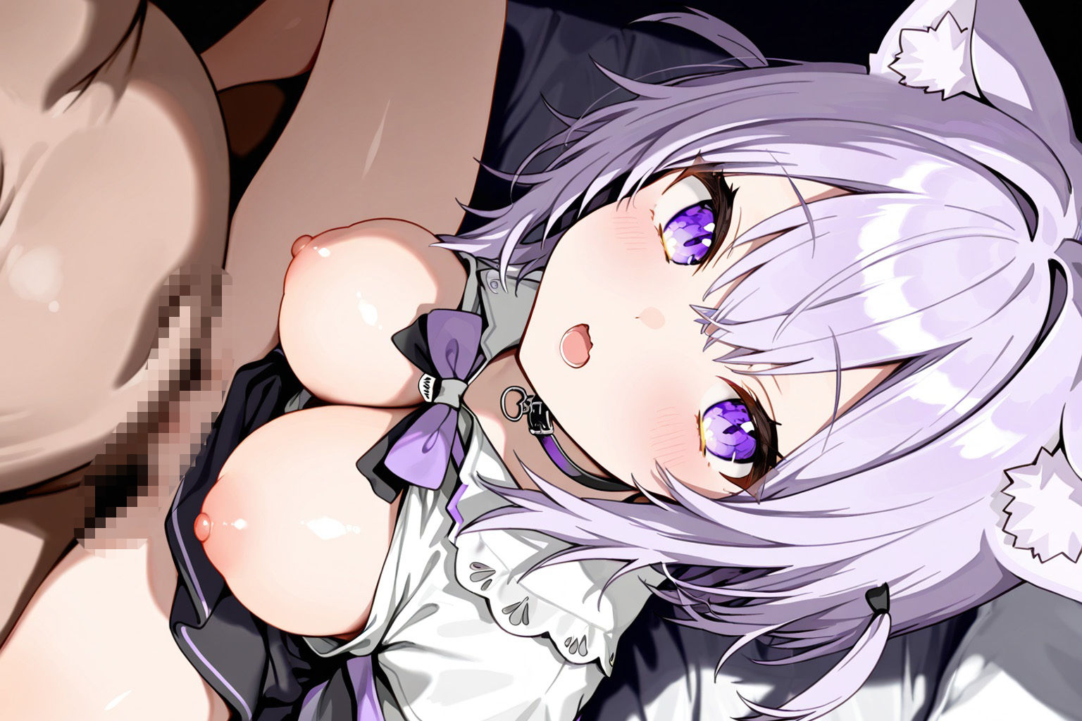 セックス奴●にされた夏色まつり＆猫又おかゆ【CG集＋動画】 - サンプル画像 3