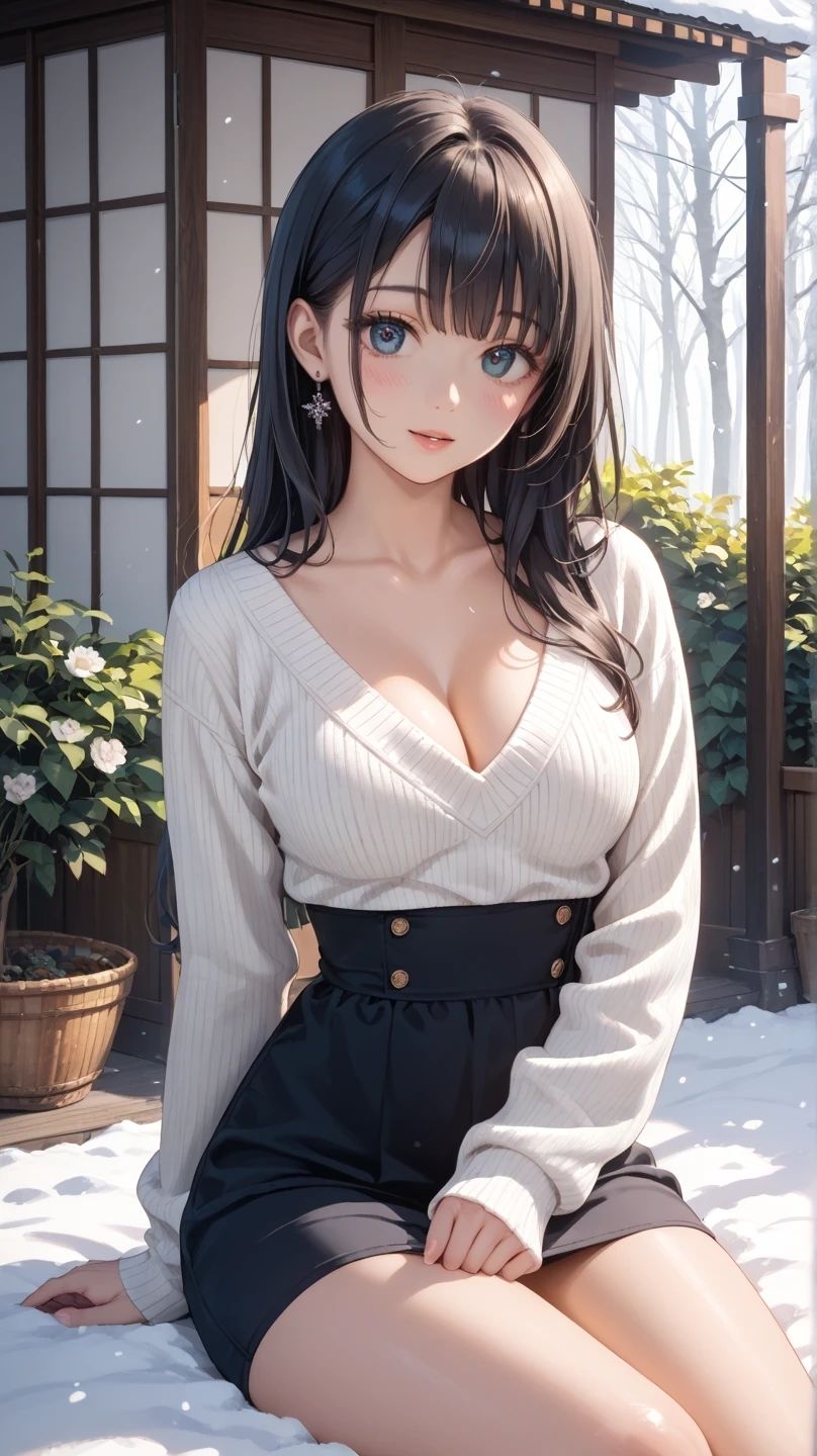 ニットワンピ彼女 - サンプル画像 6